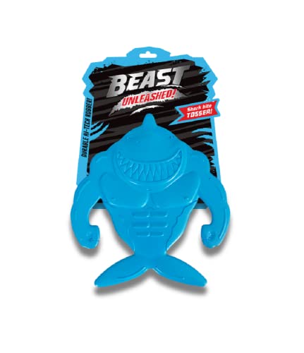 Beast Unleashed Shark Tosser Hundespielzeug Premium Gummi von KTR GROUP