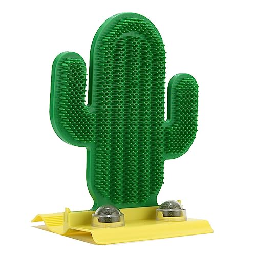 Interaktives Kaktus-Kratzspielzeug Bürste Wandhalterung Spielzeug für lustige Übung Katze Wand Sofa Kratzbaum Groomers Spielzeug von KUAIYIJU