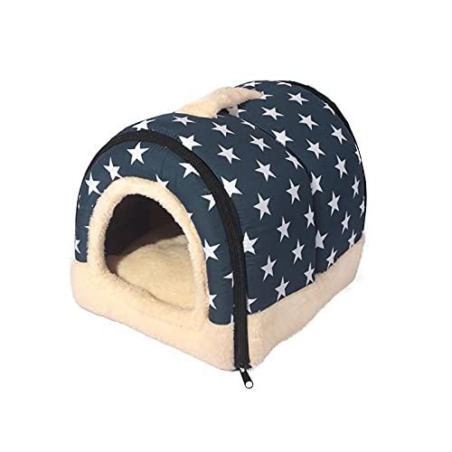 Haustierbett für Hunde Cuddler Zwinger Katzenbetten für Indoor Katzen Super Weich Katzenbett Kissen Bett von KUCOCOSNEH