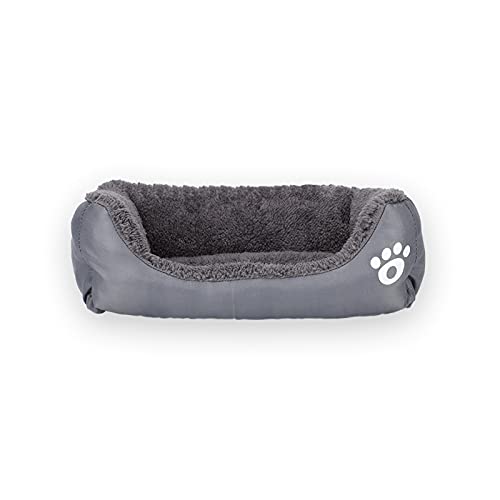 Hundesofa mit rutschfester Unterseite, beruhigendes Hundebett, Katzenbett für mittelgroße Katzen, superweiches Kissen von KUCOCOSNEH