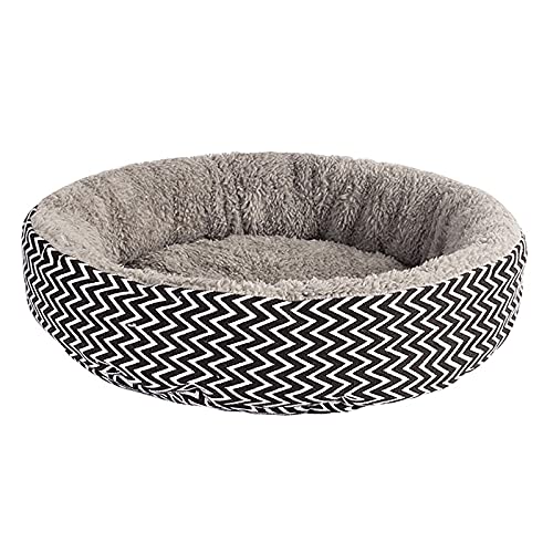 Rundes Hundebett, wärmendes Sofabett, flauschiges Katzenkissen, bequem, beruhigendes Hundebett, rutschfest, wärmend, Haustier-Sofa, kleine Hundehütte von KUCOCOSNEH