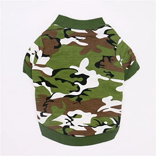 Camouflage Small Dog Coat Sweatshirt Haustierkleidung für Chihuahua Shih Tzu Sweatshirt Welpen Katze Pullover Hunde Haustiere Kleidung von KUGRRFRC