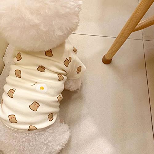 Frühling und Sommer dünnes Haustier VIP Teddy Hund als Panda Mimi Pomeranian Schnauzer kleine Hundekleidung von KUGRRFRC