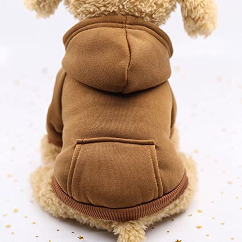 Haustier Hund Katze Kleidung Mantel Woll Hoodie Welpen Katze Pullover Warme Jacke Pullover Kleidung von KUGRRFRC