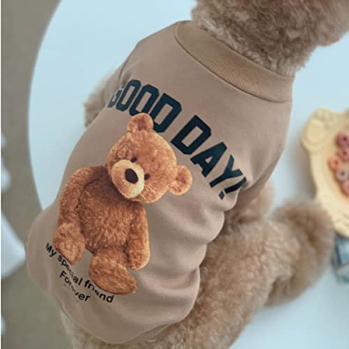 Hundekostüm Winter Kleine Hundebekleidung Haustier Teddy Jacke Hunde Outfit Hoodies Weste Yorkies Französische Bulldogge Mantel Hundebekleidung von KUGRRFRC