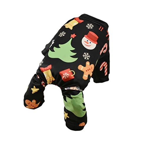 Weihnachten Hund Overall Haustier Pyjamas Kleidung Hund Weihnachtsmann/Schneemann Welpen Strampler Body Welpen Shirt Hundebekleidung Stil von KUGRRFRC