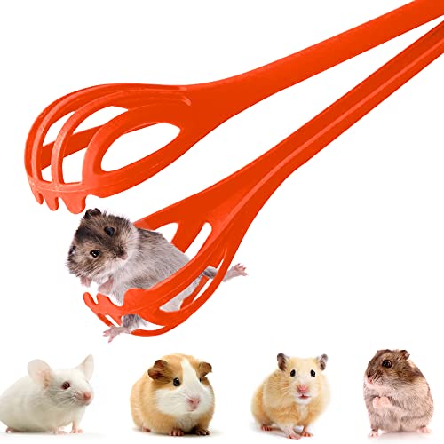 KUNBEIEN Hamsterclip, schnelle Erfassung von Hamstern, Hamster-Klemmwerkzeug, sichere und einfache Möglichkeit, schlecht temperierte Hamster zu handhaben, geeignet für Hamster, Meerschweinchen, von KUNBEIEN