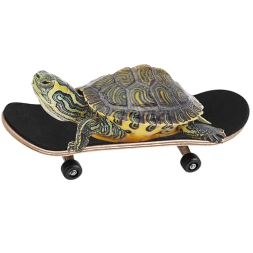 KUNBIUH Mini-Skateboard für Schildkröten, schnelles Skate-Zubehör, lustiges Haustier-Schildkröten-Spiel- und Trainingsspielzeug, Mini-Walking-Skateboards, Papageien, Reptilien, Skateboard-Spielzeug von KUNBIUH