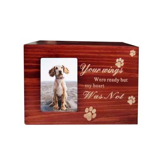 KWCLTH Custom Pet Memorial Urnwooden Haustier Einäscherung Urnphoto Framelock und Keymemorialspet Loverscondolence Geschenke von KWCLTH