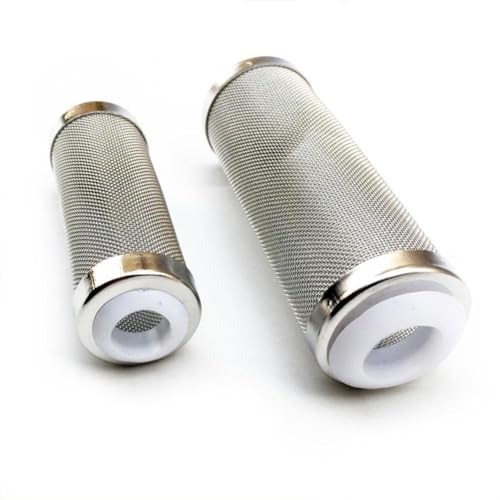 KWJNH Aquariumfilter aus Edelstahl, Aquariumfilter, Garnelen-Zubehör, Aquarium-Zubehör, Schutz Ne Tank Stahl U0V5 Fisch von KWJNH