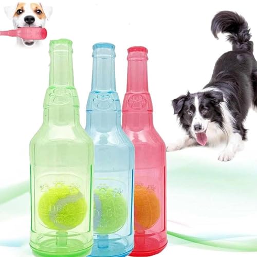 KWJNH Pet Sound Bissfest Molar Schwimmender Gummi TPR Tennis Großer Hund Welpen Haustier Ball Spielzeug Zubehör Spielzeug Ball Sound von KWJNH