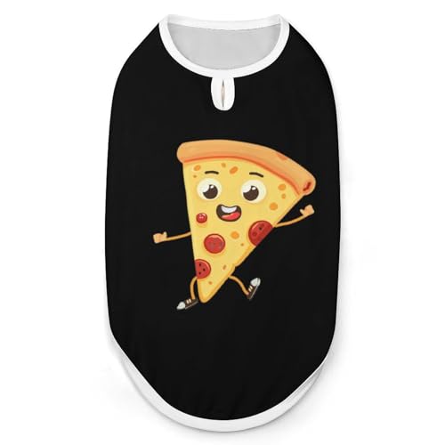 Italienische Pizza Italien Hunde- und Katzenkleidung Sommer-T-Shirt Grafikweste Ärmelloses Haustier-Tanktop von KWQDOZF