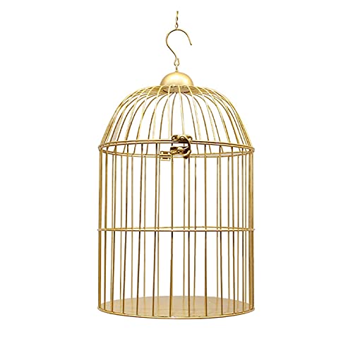 Fester Vogelkäfig Europäische Retro -Eisenvogel -Käfig -Blumenständer Bird Käfig Balkon Outdoor -Dekoration Haustier Lieferungen Dekorative Vogelkäfig für Lovebirds Finken Papienbird Cage (5,5 von KXQYIKYI