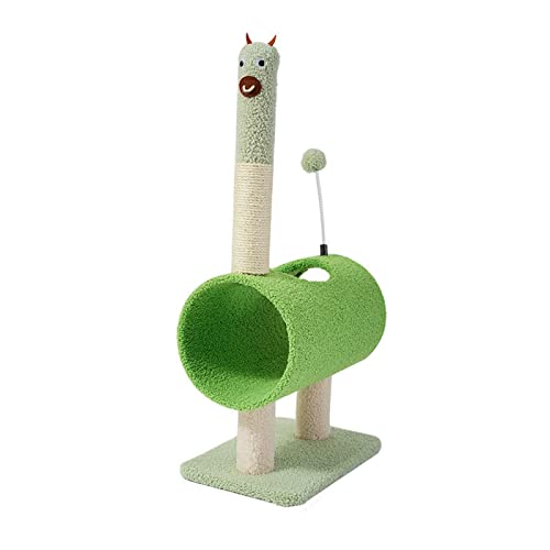 Kreativer Katzenbaum mit Sisal-Kratzbaum, multifunktionaler Kletterturm für Katzen, Haustier-Spielplatz für Katzen, Kätzchen und Haustiere (Farbe: C) von KXQYIKYI