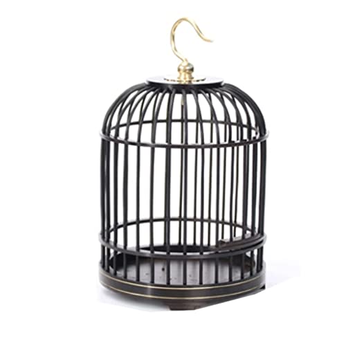 KXQYIKYI Solid Bambusvogelträger Vintage Square Bird Cage Haushalt runde Birdcages Portable Flugkäfig für Außenhof (Runde A) von KXQYIKYI