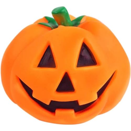 KYEQATY Hundespielzeug Halloween Kürbisspielzeug Squeak Spielzeug kaubar Halloween Ornamente für Home Halloween Party Geschenk von KYEQATY