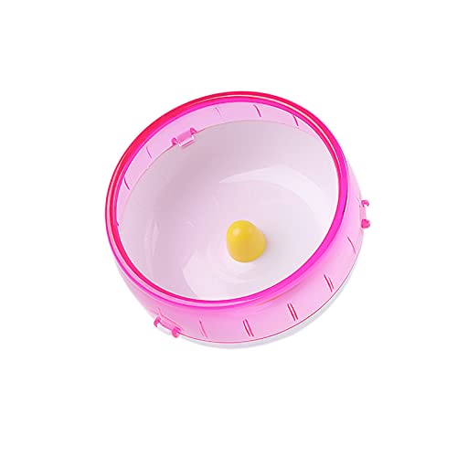 KYMLL Leise Hamster Laufräder Leiser Spinner Laufrad für Hamster Rennmäuse,Rosa 2 von KYMLL