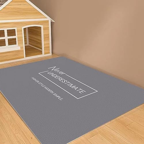 Schmutzdichte Matte für Haustiere, wasserdicht, öldicht, kleiner Teppich für Hunde, Katzen, Cartoon-Haustiermatte, rutschfeste Unterseite (Stil 6,80 x 100 cm) von KYMMPL