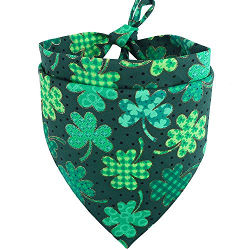 KZHAREEN St. Patrick's Day Hunde-Halstuch, wendbar, Dreieck-Lätzchen, Schal, Zubehör für Hunde, Katzen, Haustiere, klein von KZHAREEN