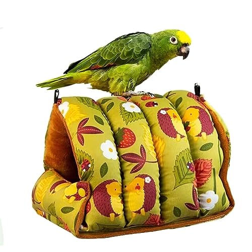 Vogelnesthaus Winter Warm Vogelbett Hängende Hängematte für Papageien Aras Wellensittiche Sittiche Caique Senegal Nymphensittiche Sittiche Sit von Kabahorze