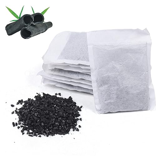 Kaichenyt 20 Stück Aktivkohlefilter, Natürliche Aktivkohle Filtereinsatz Wasserfilter Kohlefilter für Wasser Destilliergerät 1pcs/6.75g für Pflanzen Aquarium Trinkwasser usw von Kaichenyt