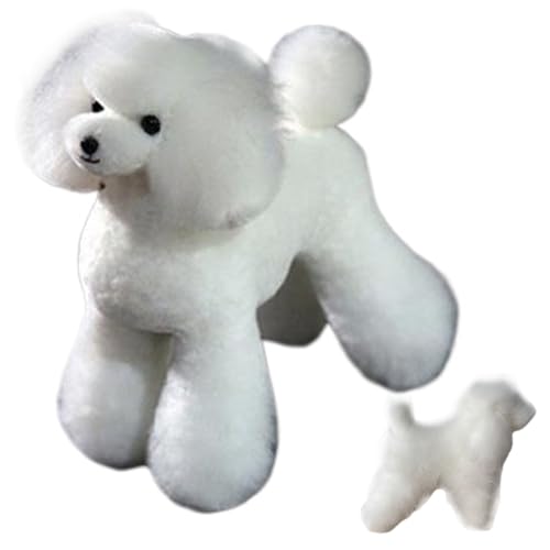 Kalastussaari Teddybear Model Dog Kit, Hund Perücke zum Wickeln, weiches verdicktes Hundehaar, Praxis -Übungswerkzeug für Professionelle des Groomers (kein Modell) von Kalastussaari