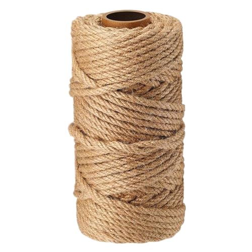 Sisaleil für Katzenkratzer 328ft/100 m extra langes natürliches Katzen -Sisal -Seil 6mm Dickes Katzenseil DIY Jute Seil für Kratzpfosten, Katzenbäume Ersatzreparatur von Kalastussaari