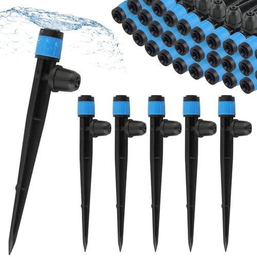 Kalolary 50PCS Vortex-Bewässerungsspritze für 1/4“ Schlauch, blau von Kalolary