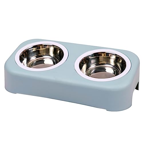 2 in 1 Hunde-Futterstation Erhöhte Haltung für Katzenfutter Wassernapf Waterer Auslaufsicher Welpen Kätzchen Fütterung Supplies von Kalttoy