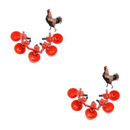 5 x automatische Trinkbecher für Vögel, Geflügel, Huhn, Geflügel, Wassertrinkbecher, Aquarium-Dekoration, groß von Kalttoy