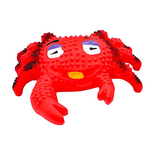 Kalttoy Durable for Tough Dog Chew Toy Crab Seestern Shape Pets Teeth Cleaning Interactive Toys Gift for Pet Cultivate Relations von Kalttoy