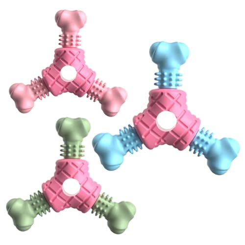 Kalttoy Hundespielzeug, TPR-Blütenblatt, für mittelgroße und mittelgroße Zähne, pastellfarben von Kalttoy