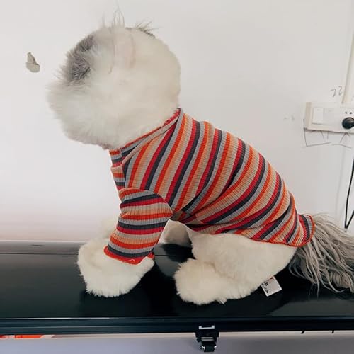 Alle Baumwoll-Frühling und Herbst Haustier Basisshirt, alle Baumwolle elastischen Streifen Winter Stil Pullover Hundekleidung Alle Baumwoll-Frühling und Herbst Haustier Basisshirt, alle Baumwolle elastischen Streifen Winter Stil Pullover Hundekleidung von Kanying