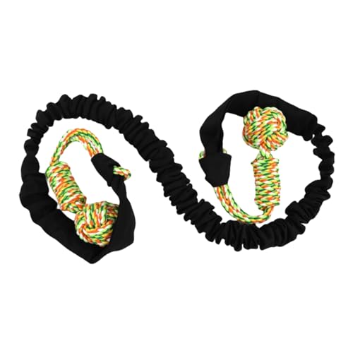 Kaohxzklcn Hunde Molar Knot Seil Spielzeug Lustig Interaktiv Haustier Outdoor Bungee Zerrspielzeug Haustier Zahnreinigung Kauspielzeug Haustierbedarf Outdoor Bungee Tug Spielzeug Hunde Beißring Zerren von Kaohxzklcn