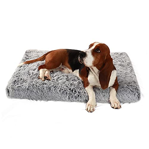 Kaohxzklcn Plüsch-Hundebett-Matte, 48,3 cm, 73,5 cm, 99,9 cm, 129,3 cm, 129,5 cm, weich, waschbar, für kleine bis große Hunde von Kaohxzklcn