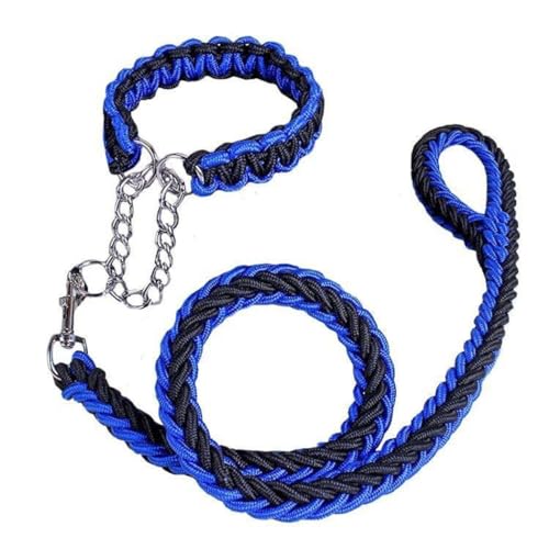 Kapmore Hundehalsband und Kletterseil Hundeleine für Training, handgefertigte geflochtene Leine mit starker Kletterleine von Kapmore