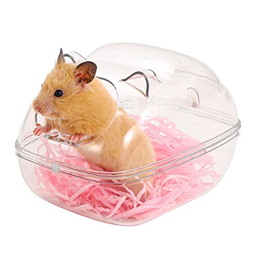 Kapmore Box Mini Transparent Abnehmbare Ecke Zwerg Kunststoff Klar Hamster Toilette Kleintier Badehaus von Kapmore