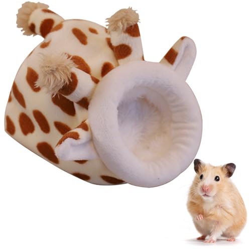 Kapmore Kuscheliges Fleece-Nestbett für kleine Haustiere, warm, Plüsch-Lebensraum für Hamster von Kapmore