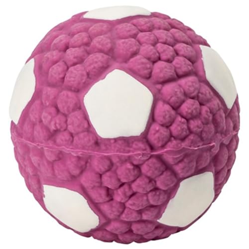 Kapmore Latexspielzeug für Welpen, quietschend & zahnen: leichter federnder Trainingsball für Hunde, interaktiv, lustig, tragbar von Kapmore
