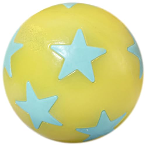 Kapmore Leichtes, leuchtendes Kauspielzeug für Welpen, Gummi, interaktiv, niedlich, blinkender Ball, Spielzeug, flexibel für den Außenbereich von Kapmore