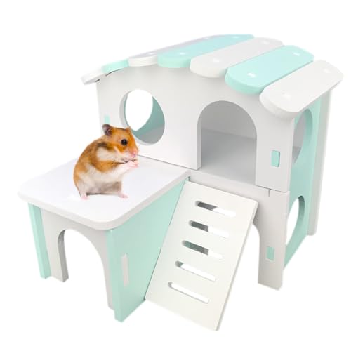 Kapmore Lustiges, abnehmbares Hamsterversteck für Zuhause, leicht, doppellagig, hitzebeständig, Kleintiere, Kunststoff, zum Selbermachen von Kapmore