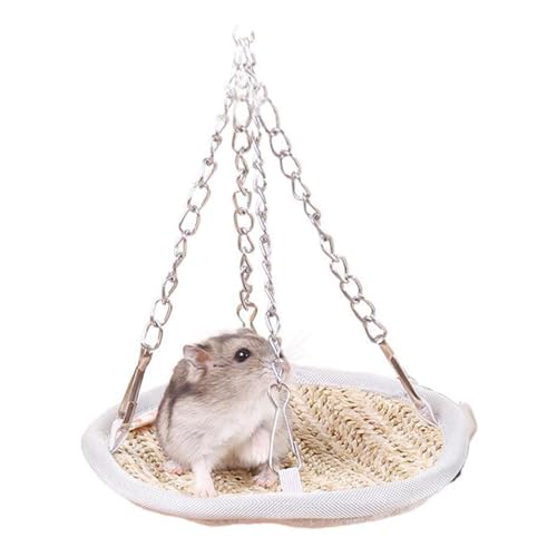 Schaukelbett Hängematte für Hamster, wendbares Haustierbett für Kleintiere, weiches Hängeschaukelbett, kleine Haustierhängematte von Kapmore