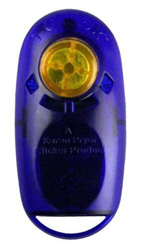 Jewel i-Click Karen Pryor Clicker Product Klicker Training (transluzent blau) von Karen Pryor