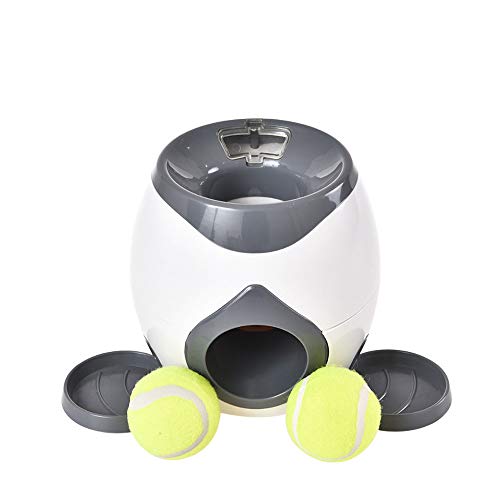 Karlak Interaktive Belohnung Spielzeug Hunde Tennisball Automatischer Werfer Futter behandeln Spender Kreativität Spiel Spielen Hundefutter er Übungshelfer von Karlak