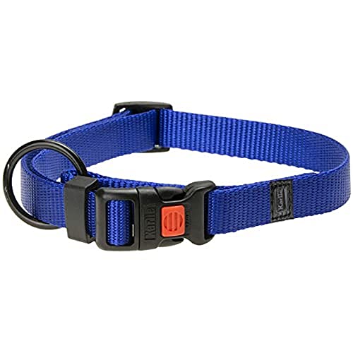 Karlie Art Sportiv Plus Halsband verstellbar neue universal Farben Mix and Match L: 55 - 75 cm B: 40 mm XL blau von Karlie