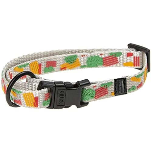 Karlie Art Sportiv Plus Halsband verstellbar mit gedrucktem Motiv Mix and Match L: 45 - 65 cm B: 25 mm Tropic von Karlie