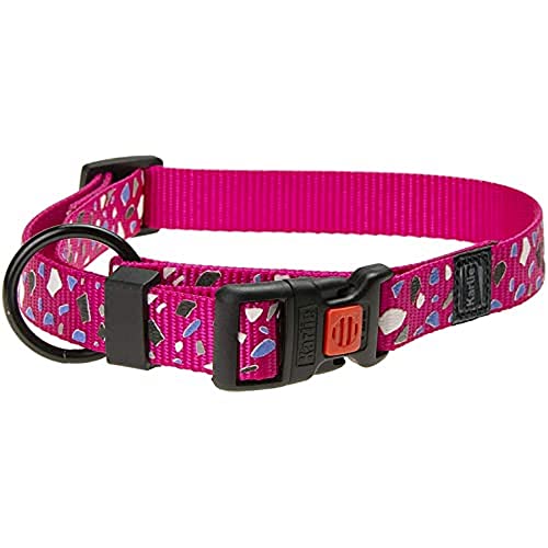 Karlie Art Sportiv Plus Halsband verstellbar mit gedrucktem Motiv Mix and Match L: 40 - 55 cm B: 20 mm Chip von Karlie