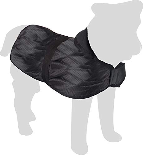 Karlie 5232254 Hundemantel Eisbär L: 45 cm schwarz 1 Bauchgurt von Flamingo