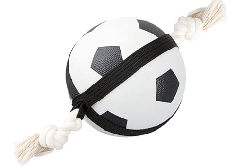 Karlie Action Fußball, Hundespielzeug, Gummi, Schwarz-Weiß, 40x12,5x12,5 cm von Karlie