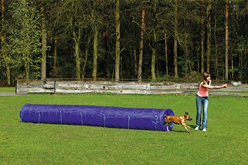 Karlie Agility Tunnel, groß L: 5.25 m ø: 60 cm blau von Karlie